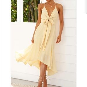 Angie Dress- Buttercup Yellow